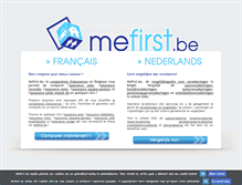 Tablet Screenshot of mefirst.be